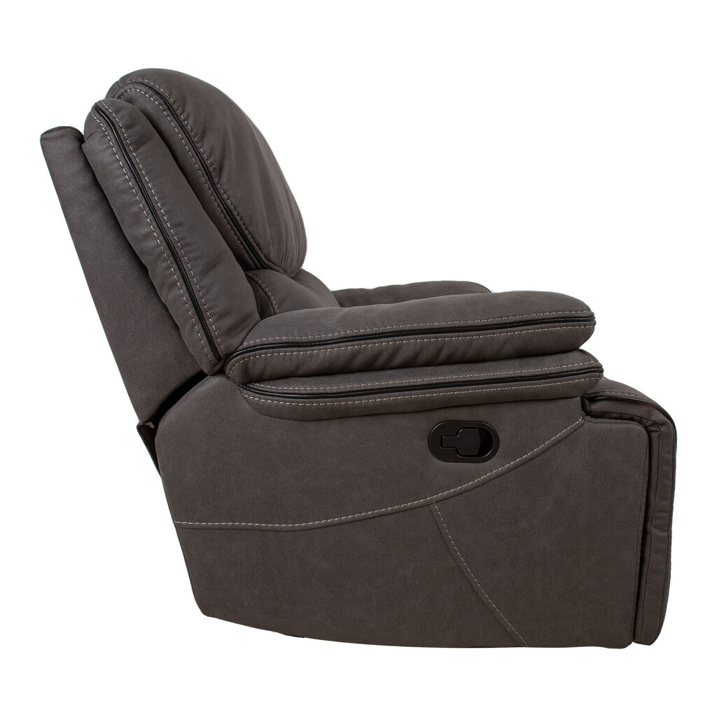 Tugitool GORDY manuaalne recliner, pruunikashall hind ja info | Tugitoolid | hansapost.ee