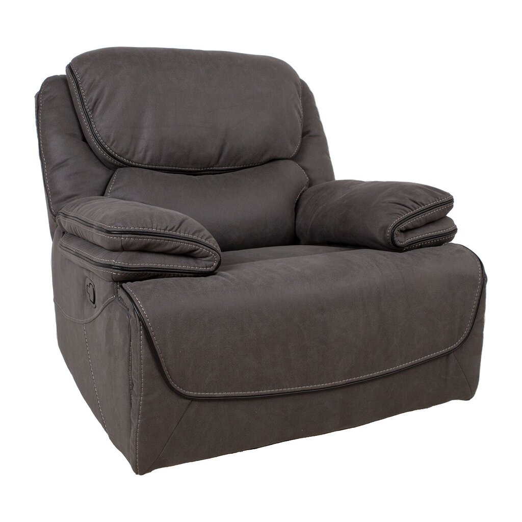 Tugitool GORDY manuaalne recliner, pruunikashall hind ja info | Tugitoolid | hansapost.ee