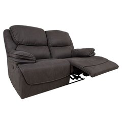 Двухместный диван Home4you Gordy, серый цена и информация | Диваны | hansapost.ee