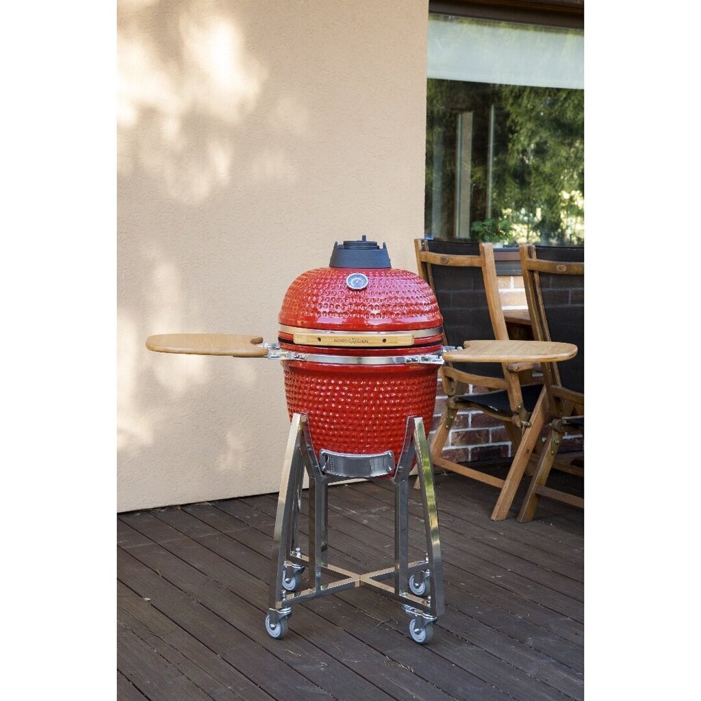 Keraamiline grill koos tarvikute komplektiga Kamado Nordgarden 18" 45 cm цена и информация | Grillid | hansapost.ee