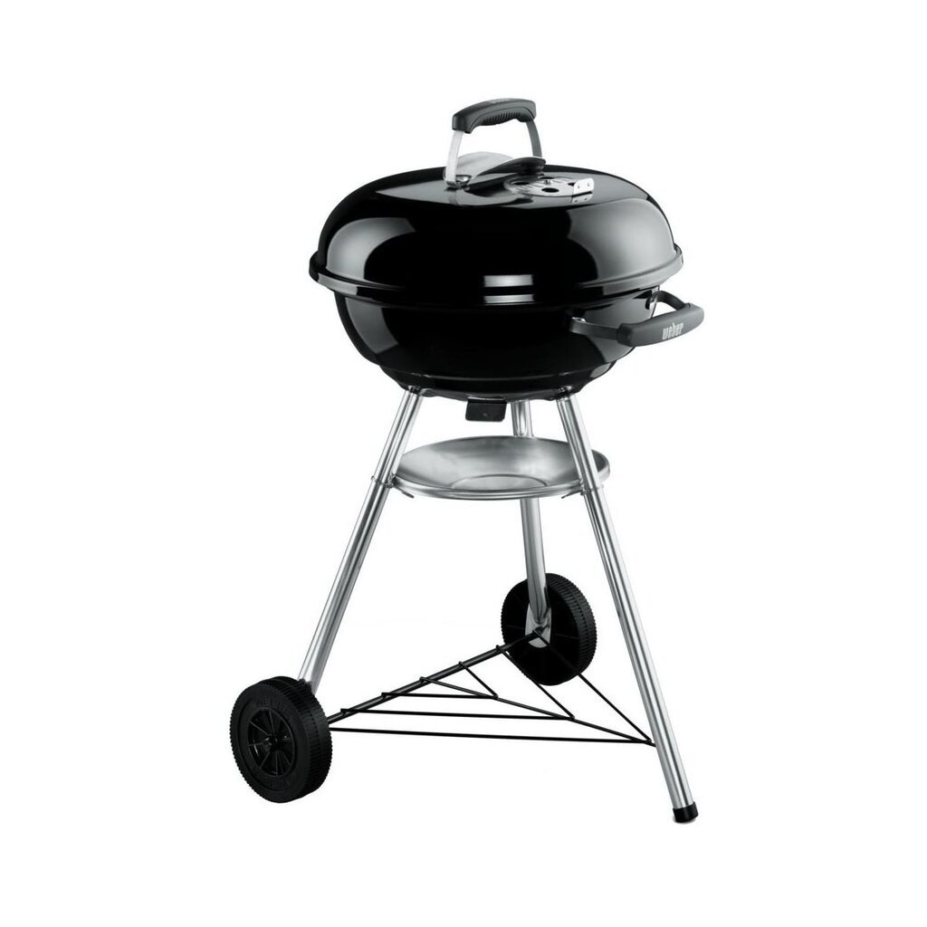 Kaane Ja Ratastega Söegrill Weber Compact Must (Ø 47 cm) hind ja info | Grillid | hansapost.ee