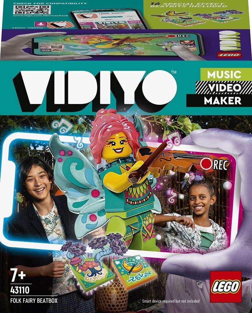 43110 LEGO® VIDIYO Folk Fairy BeatBox цена и информация | Klotsid ja konstruktorid | hansapost.ee