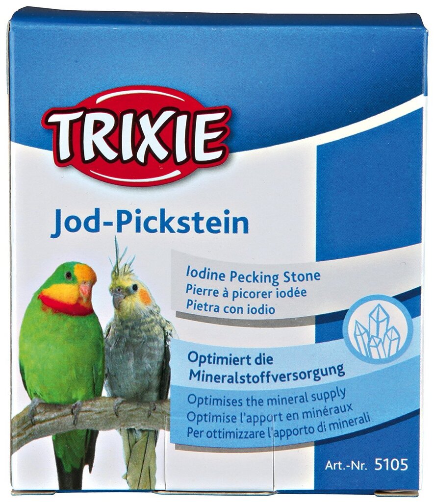 Joodiga kriit papagoidele Trixie, 90 g hind ja info | Toit lindudele | hansapost.ee