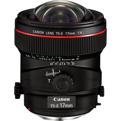 Canon TS-E 17mm f/4L hind ja info | Fotoaparaatide objektiivid | hansapost.ee