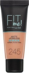 Maybelline Fit Me Matte Poreless Foundation 320 Natural цена и информация | Пудры, базы под макияж | hansapost.ee