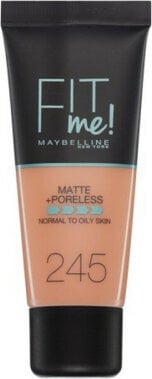 Maybelline Fit Me Matte Poreless Foundation 320 Natural hind ja info | Jumestuskreemid ja puudrid | hansapost.ee