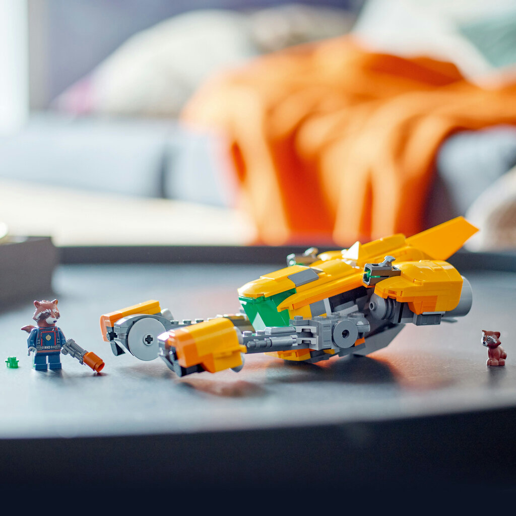 76254 LEGO® Marvel Väikese Rocketi kosmoselaev цена и информация | Klotsid ja konstruktorid | hansapost.ee