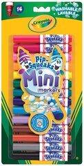 Crayola, 14 Minimarkerid hind ja info | Kunstitarbed, voolimise tarvikud | hansapost.ee