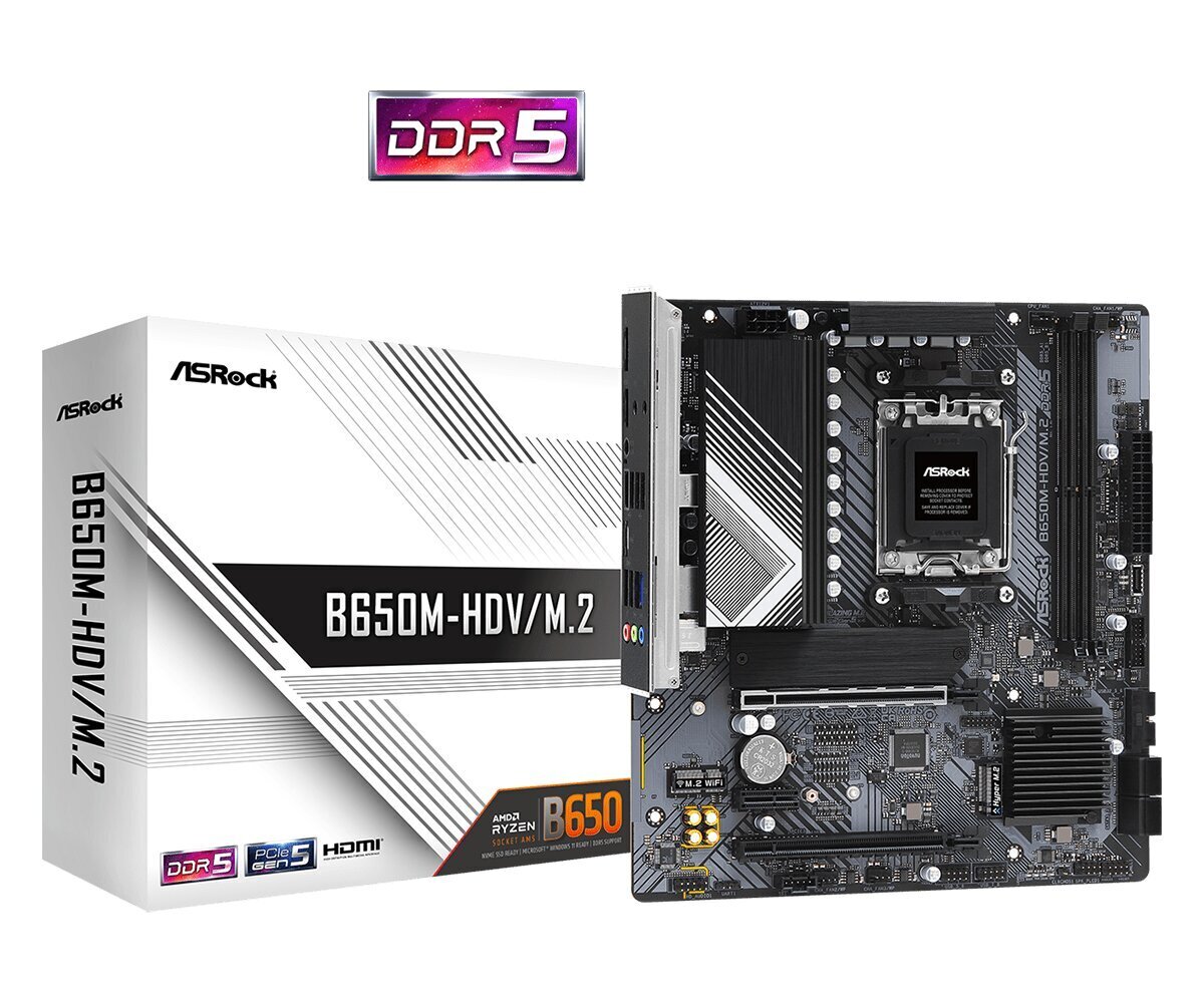 ASRock B650M-HDV/M.2 price and information | Emaplaadid | hansapost.ee