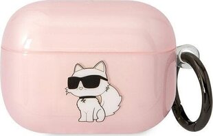 Беспроводные наушники Karl Lagerfeld 3D Logo NFT Choupette TPU Case for Airpods 1|2 White цена и информация | Karl Lagerfeld Компьютерная техника | hansapost.ee