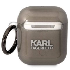 Беспроводные наушники Karl Lagerfeld 3D Logo NFT Choupette TPU Case for Airpods 1|2 White цена и информация | Аксессуары для наушников | hansapost.ee