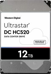 WD Ultrastar DC HC520, 12TБ цена и информация | Внутренние жёсткие диски (HDD, SSD, Hybrid) | hansapost.ee