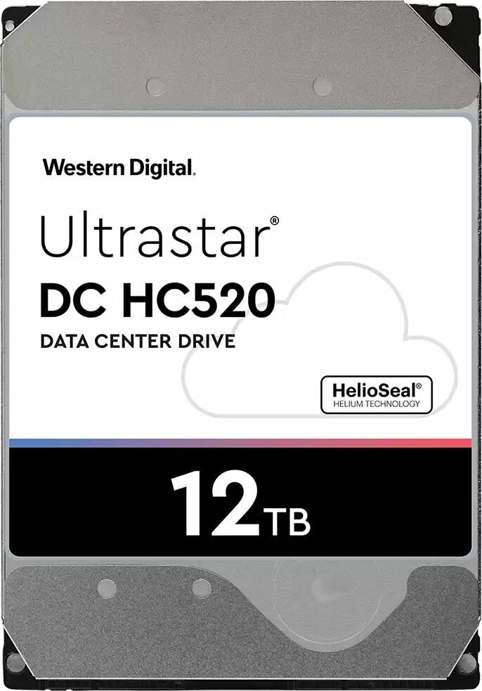 WD Ultrastar DC HC520, 12TB цена и информация | Sisemised kõvakettad | hansapost.ee