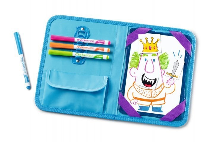 Joonistus komplekt magnettahvliga Maped Creativ Travel Board Knights and Princesses цена и информация | Kunstitarbed, voolimise tarvikud | hansapost.ee