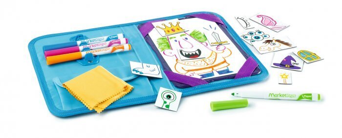 Joonistus komplekt magnettahvliga Maped Creativ Travel Board Knights and Princesses цена и информация | Kunstitarbed, voolimise tarvikud | hansapost.ee