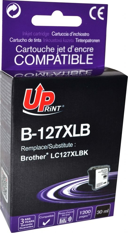 Tint UPrint B-127XLB цена и информация | Tindiprinteri kassetid | hansapost.ee