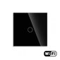 WiFi ühe ahela puutetundlik lüliti, must 600W hind ja info | Pistikupesad ja lülitid | hansapost.ee