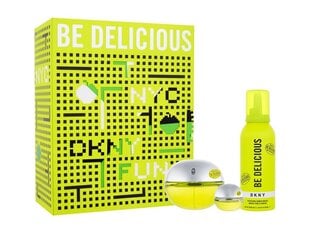 Набор Dkny Be Delicious: парфюм, 100 мл + пенка для душа, 150 мл + парфюм, 7 мл цена и информация | DKNY Духи, косметика | hansapost.ee