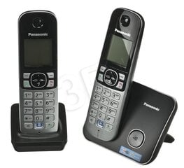 Lauatelefon Panasonic KX-TG6812 PDB, hõbedane hind ja info | Lauatelefonid | hansapost.ee
