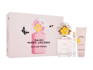 Набор Marc Jacobs Daisy Eau So Fresh: туалетная вода, 125 мл + лосьон для тела, 75 мл + туалетная вода, 10 мл цена и информация | Женские духи | hansapost.ee