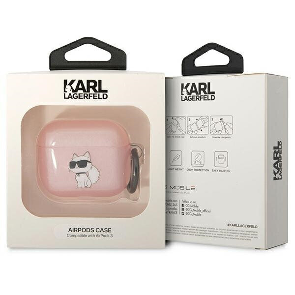 Karl Lagerfeld KLA3HNCHTCP Airpods 3 hind ja info | Kõrvaklapid | hansapost.ee