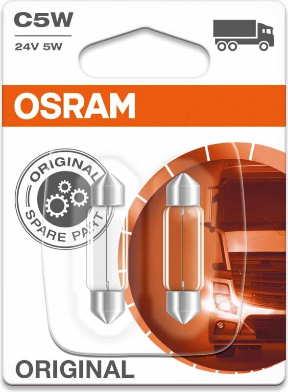 Autopirn Osram OS6423-02B 5 W Kaubik 24 V C5W цена и информация | Autopirnid | hansapost.ee