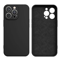 Silicone case for Samsung Galaxy A14 5G / Galaxy A14 silicone cover black цена и информация | Чехлы для телефонов | hansapost.ee