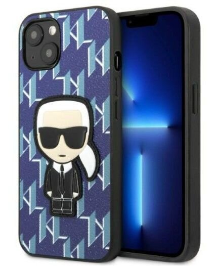 Karl Lagerfeld Monogram Ikonik, sinine цена и информация | Telefonide kaitsekaaned ja -ümbrised | hansapost.ee