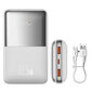 Baseus Baseus Pro 20000 mAh 22,5 W valge toiteplokk A-tüüpi USB-ga – C-tüüpi USB 3A 0,3 m kaabel (PPBD040302) (valge) hind ja info | Akupangad | hansapost.ee