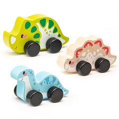 Деревянные автомобили Радостные динозавры цена и информация | Развивающие игрушки для детей | hansapost.ee