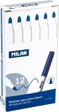 Vilt Milan Valgetahvel 12 Ühikut Sinine PVC hind ja info | Kirjatarvikud | hansapost.ee