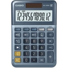 Kalkulaator Casio MS-120EM Sinine цена и информация | Канцелярские товары | hansapost.ee