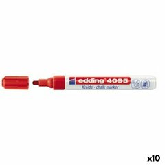 Жидкие маркеры Edding 4095, красные, 10 шт. цена и информация | Канцелярские товары | hansapost.ee