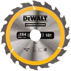 Режущий диск Dewalt 184x30 мм - DT1941-QZ цена и информация | Запчасти для садовой техники | hansapost.ee