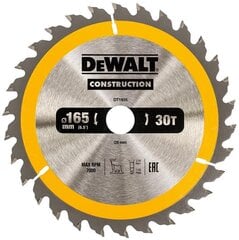 Lõikeketas Dewalt 165x20mm - DT1935-QZ цена и информация | Запчасти для садовой техники | hansapost.ee