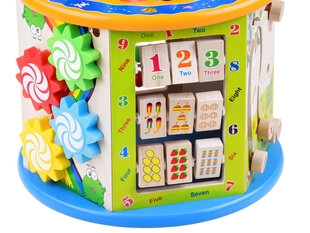 Õpetlik puidust kuubiku mänguasi, 8in1 price and information | Educational children's toys | hansapost.ee