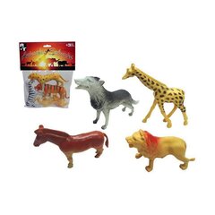 Набор фигурок животных Джунгли, 20.5 x 28 x 3 см, 4 шт. цена и информация | Игрушки для мальчиков | hansapost.ee