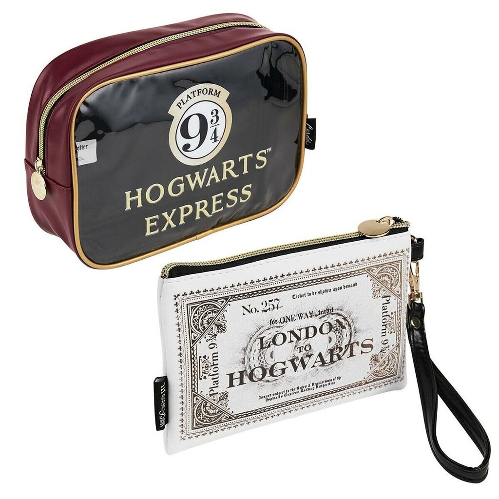 Reisi Tualett-tarvete Kott Harry Potter 2 Tükid, osad (24 x 17 x 7,5 cm) hind ja info | Kosmeetikakotid ja meigipeeglid | hansapost.ee