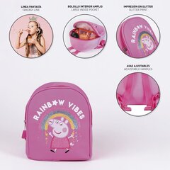 Kooliseljakott Peppa Pig Fuksiaroosa (18 x 10 x 21 cm) цена и информация | Школьные рюкзаки, спортивные сумки | hansapost.ee