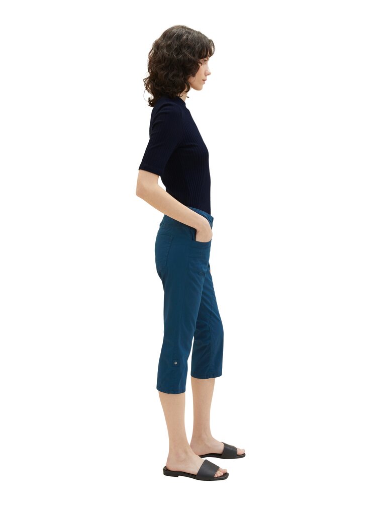Tom Tailor naiste 3/4 püksid, sinine hind ja info | Püksid naistele | hansapost.ee
