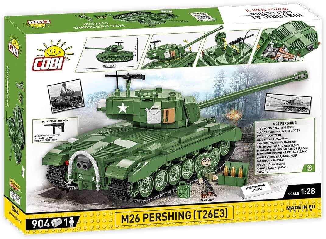 COBI - Plastkonstruktorid 2564 M26 PERSHING цена и информация | Klotsid ja konstruktorid | hansapost.ee