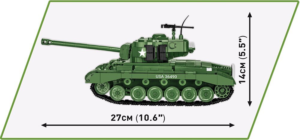 COBI - Plastkonstruktorid 2564 M26 PERSHING цена и информация | Klotsid ja konstruktorid | hansapost.ee