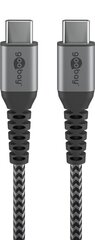 USB-C to USB-C kaabel 1 m 60 w hind ja info | Mobiiltelefonide kaablid | hansapost.ee