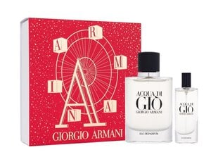 Komplekt Giorgio Armani Acqua Di Gio Homme: parfüümvesi, 75 ml + parfüümvesi, 15 ml  цена и информация | Мужские духи | hansapost.ee