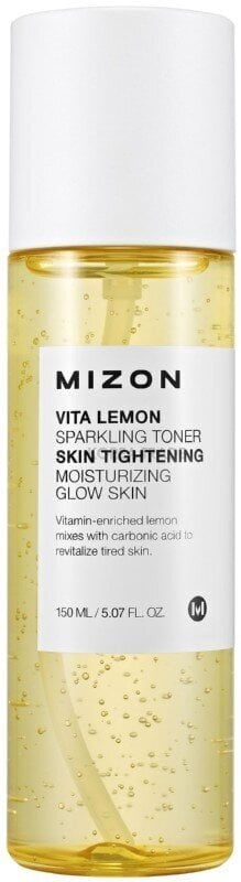 Vahutav näotoonik Mizon Vita Lemon, 150ml цена и информация | Näopuhastusvahendid | hansapost.ee