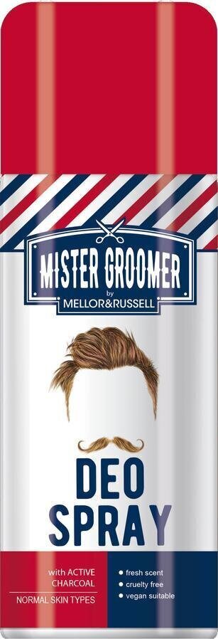 Pihustatav deodorant Mister Groomer, 150 ml hind ja info | Deodorandid | hansapost.ee