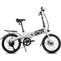 Электровелосипед GZR Pedelec Plus 20", белый цвет цена и информация | GZR Аутлет | hansapost.ee