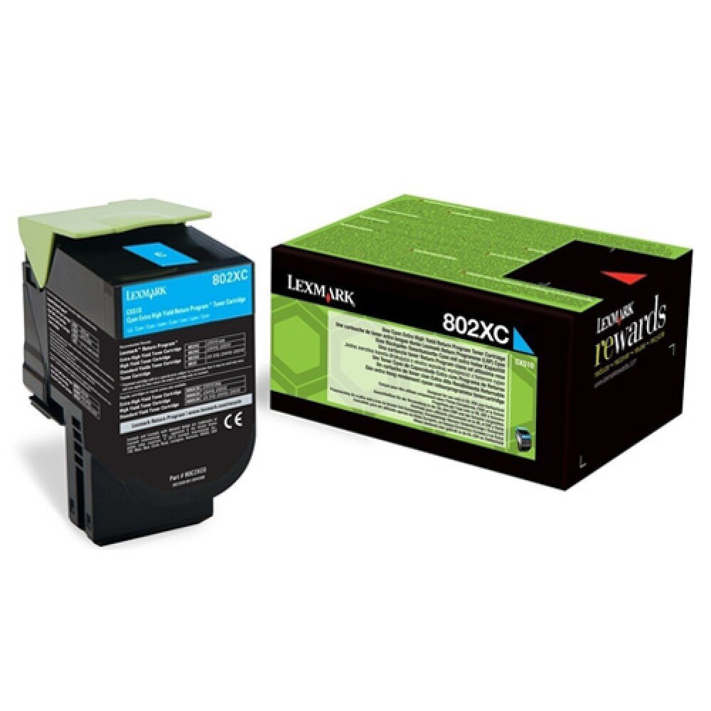 Tooner Lexmark 80C2XC0, Cyan цена и информация | Laserprinteri toonerid | hansapost.ee