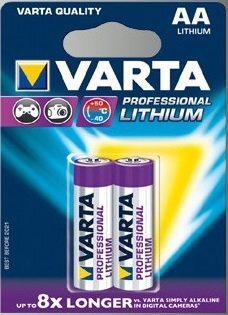 Patareid Varta Lithium AA, 2 tk. цена и информация | Patareid | hansapost.ee