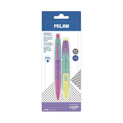 Механический карандаш - ручка Milan, синий PVC цена и информация | Канцелярские товары | hansapost.ee
